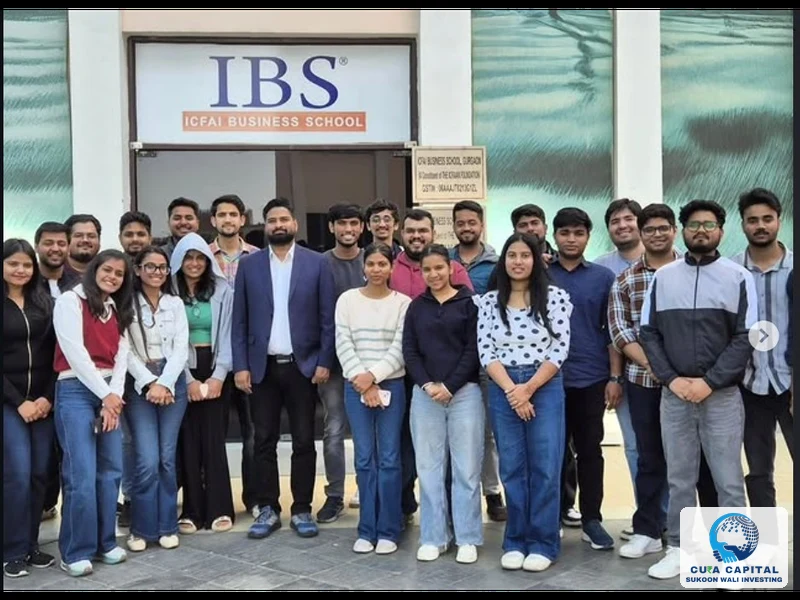 Guest lecture session with students at ICFAI Business School (IBS)