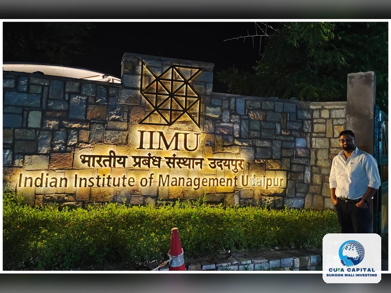 Cura Capital campus visit at IIM Udaipur